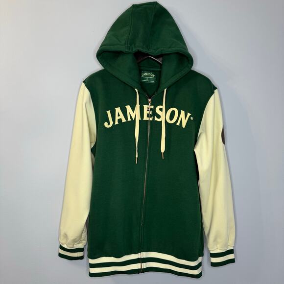 Jameson Other - Vintage Jameson Irish Whiskey Limited Edition Varsity Full Zip Jacket Hoodie L